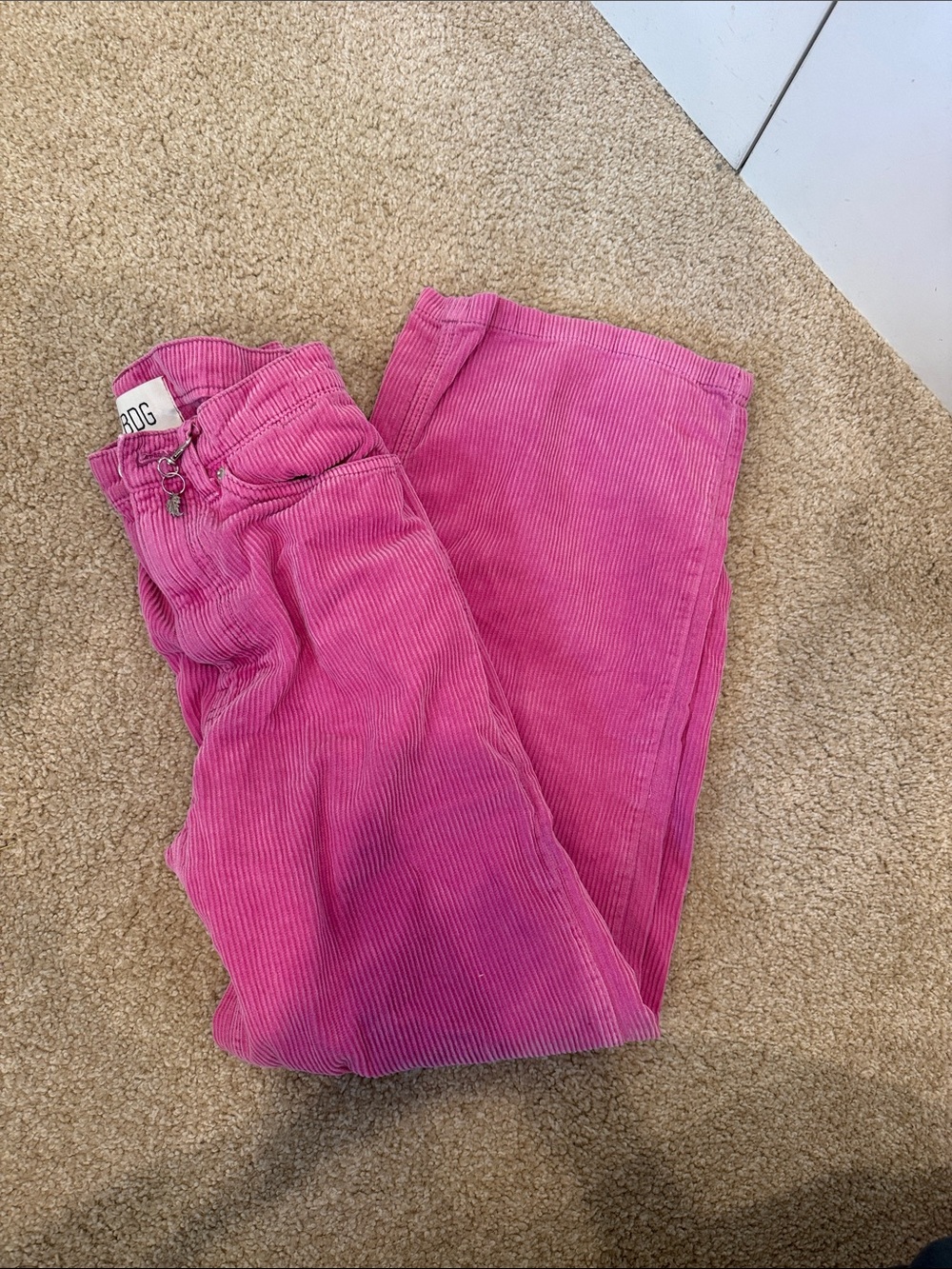 BDG Pink Corduroy Pants